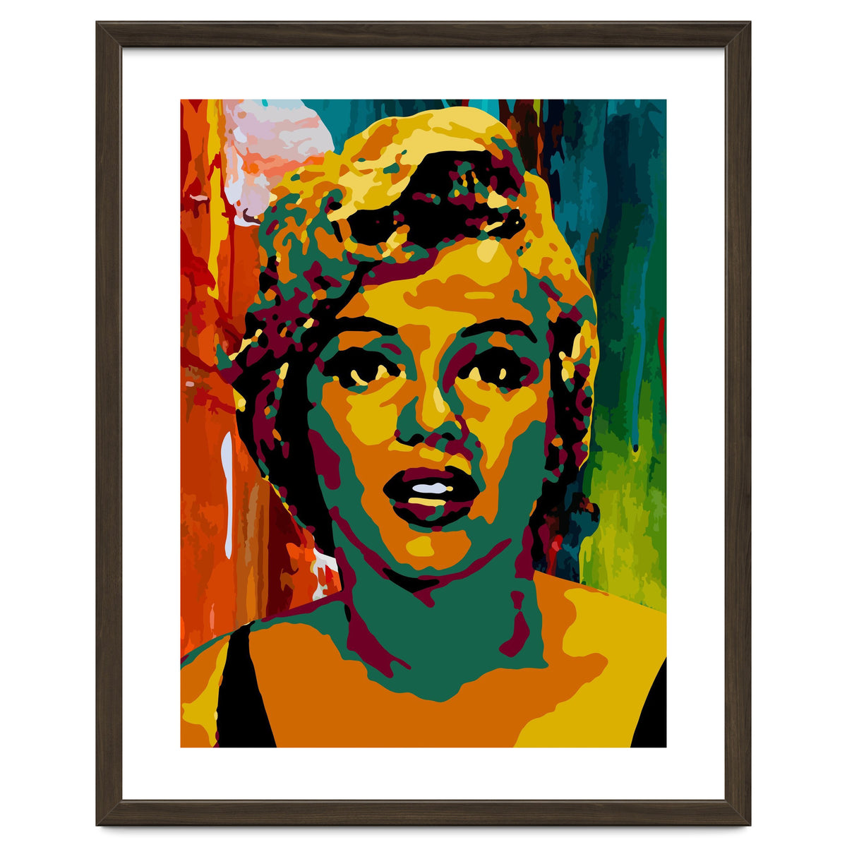 Marilyn Monroe Colorful abstract 3