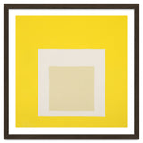 JOSEF ALBERS - HOMAGE TO THE SQUARE YELLOW WHITE thumbnail