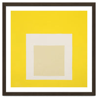 JOSEF ALBERS - HOMAGE TO THE SQUARE YELLOW WHITE