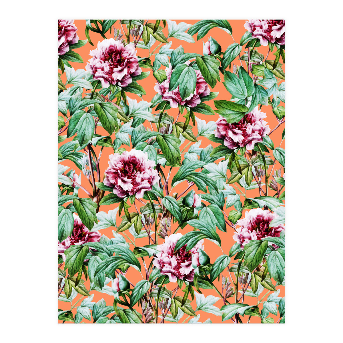Frosty Florals || #society6 #decor #buyart (Print Only)