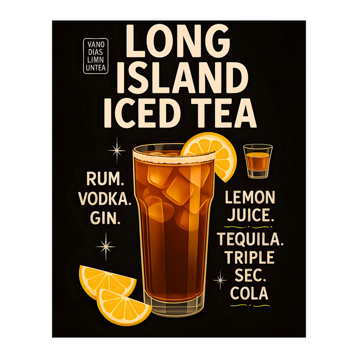 Long Island  Iced Tea (Print Only)