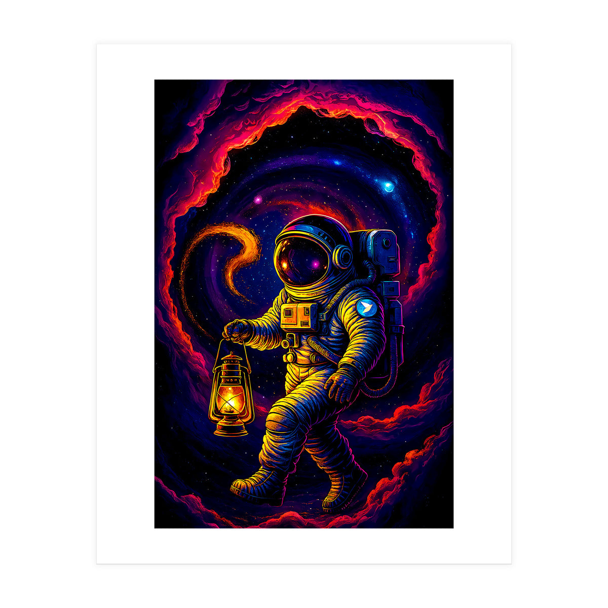 Astronout Space Nebula (Print Only)