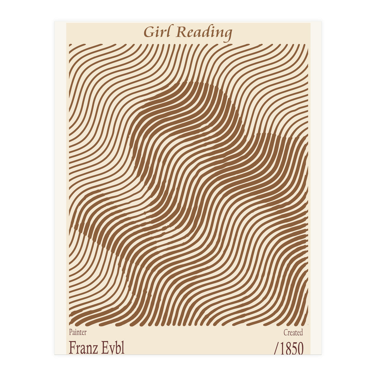 Girl Reading – Franz Eybl (1850) (Print Only)