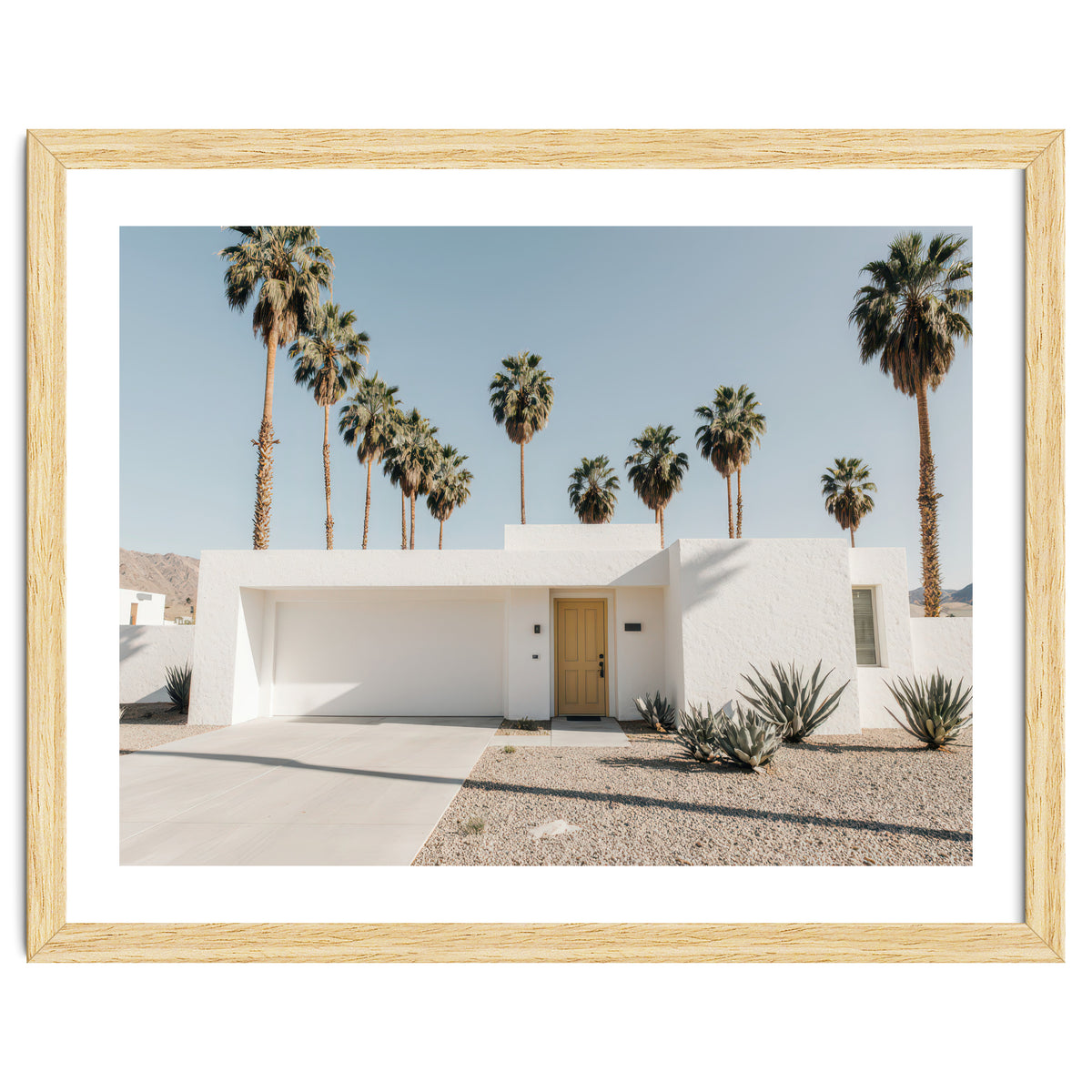 Palm Springs Modernist Home, Mid-Century Architecture Photography, Desert Minimalism