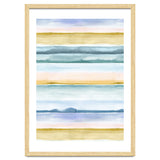 Relaxing Calm Stripes Blue Yellow thumbnail