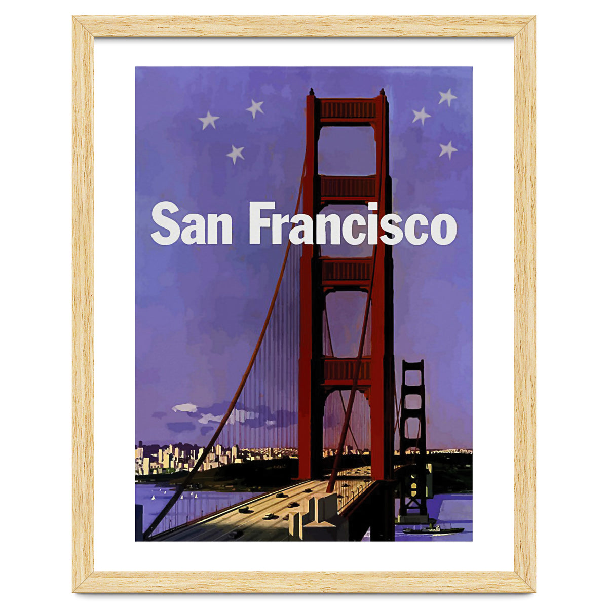 Gold Gate at Night, San Francisco