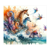 Surreal Ocean Creatures (Print Only) thumbnail