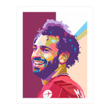 Mohamed Salah pop art portrait (Print Only) thumbnail