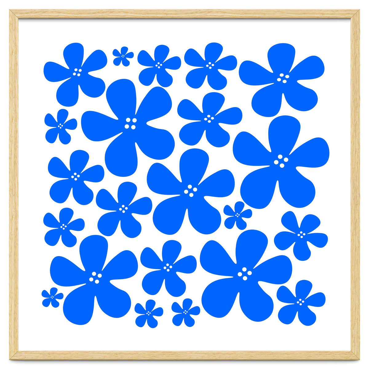 Blue Flowers Pattern