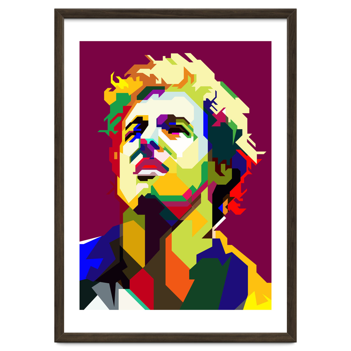 Bruce Springsteen Pop Art WPAP