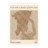 Girl With A Basket Of Fruit Date – Frederic Leighton (1863) (Print Only) thumbnail