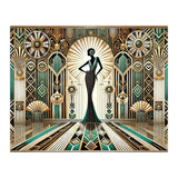 Art Deco Glamour Woman (Print Only) thumbnail