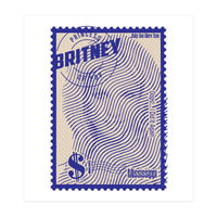 Britney Spears Stamps Art (Print Only)