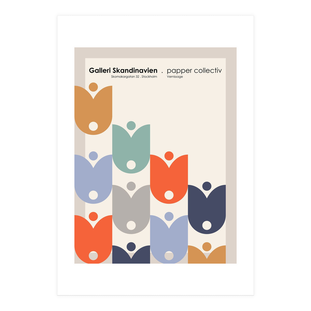 Stockholm Galleri Skandinavien Art Exhibition Poster (Print Only)