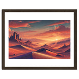Vintage Chile, Atacama Desert Sunset Poster thumbnail