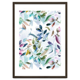 Watercolor Tranquility Leaves Mauve thumbnail