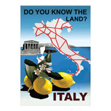 Italy Map (Print Only) thumbnail
