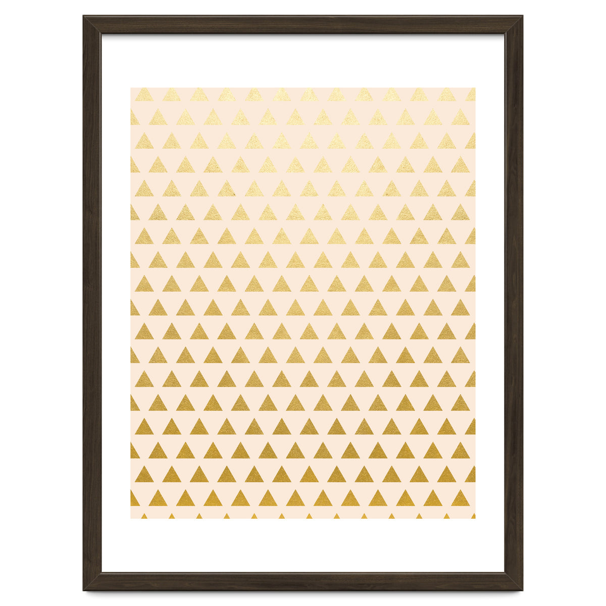 Blush + Gold Triangles #society6 #decor #buyart