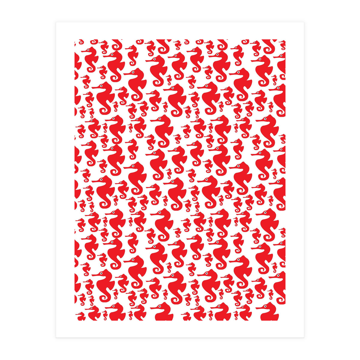 Seahorse pattern  (Print Only)