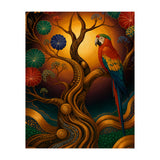 Parrot in Retro Contemporary Aesthetics (Print Only) thumbnail