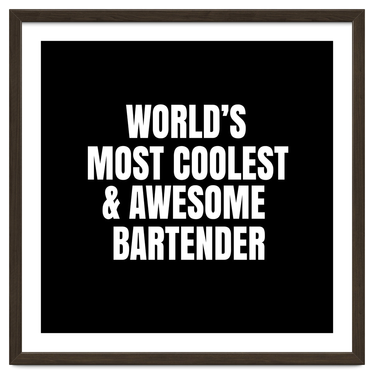 World's most coolest and awesome bartender