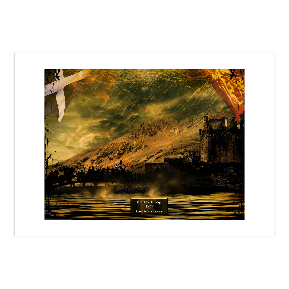 Stirling Bridge Medieval Battle 1297 (Print Only)