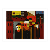 Die Arbeitsmaenner - The Workmen. Oil on canvas. (Print Only) thumbnail
