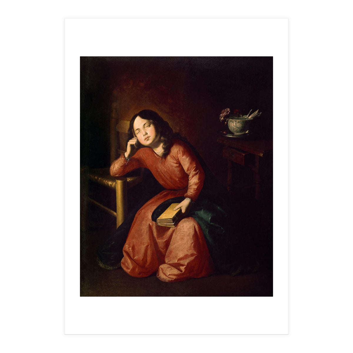 Child Madonna Asleep. La Virgen niña dormida. 1664. Jerez de la Frontera collegiate church. (Print Only)