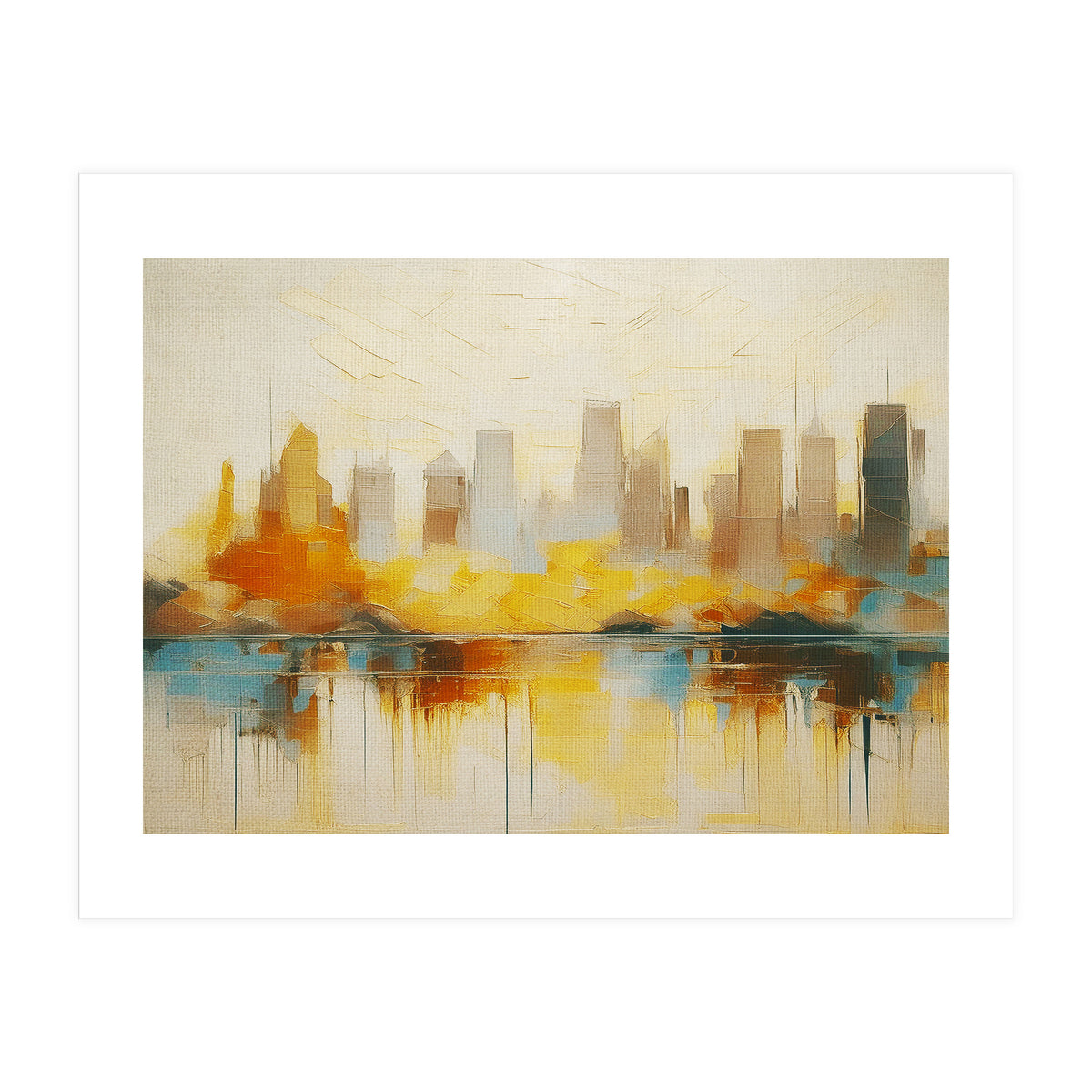 Buildings At Dusk 03 (Print Only)