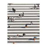 Rain Crossing | Polka Dots Zebra Crossing On The Street | Rain Eclectic Modern Graphic Design (Print Only) thumbnail