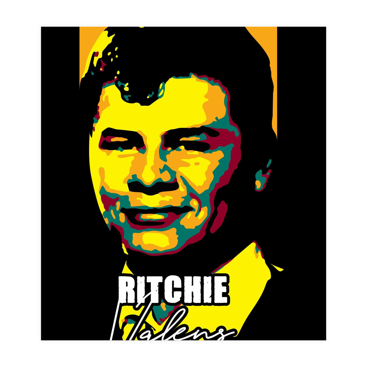 Ritchie Valens American Musician Guitarist Legend (Print Only)