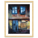 Pastel impression of an old house facade thumbnail