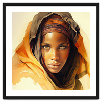 Watercolor Tuareg Woman #11