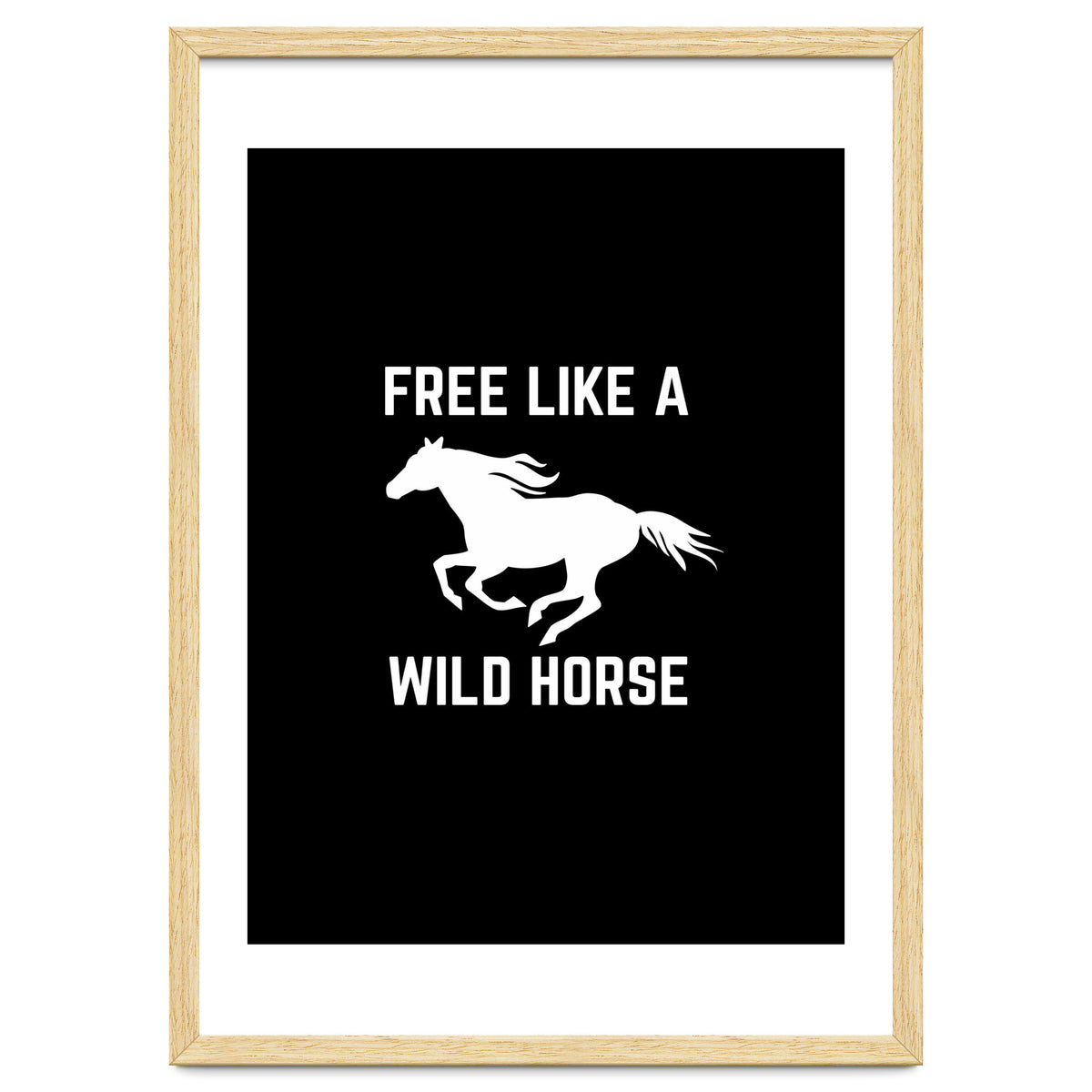 Free like a wild horse