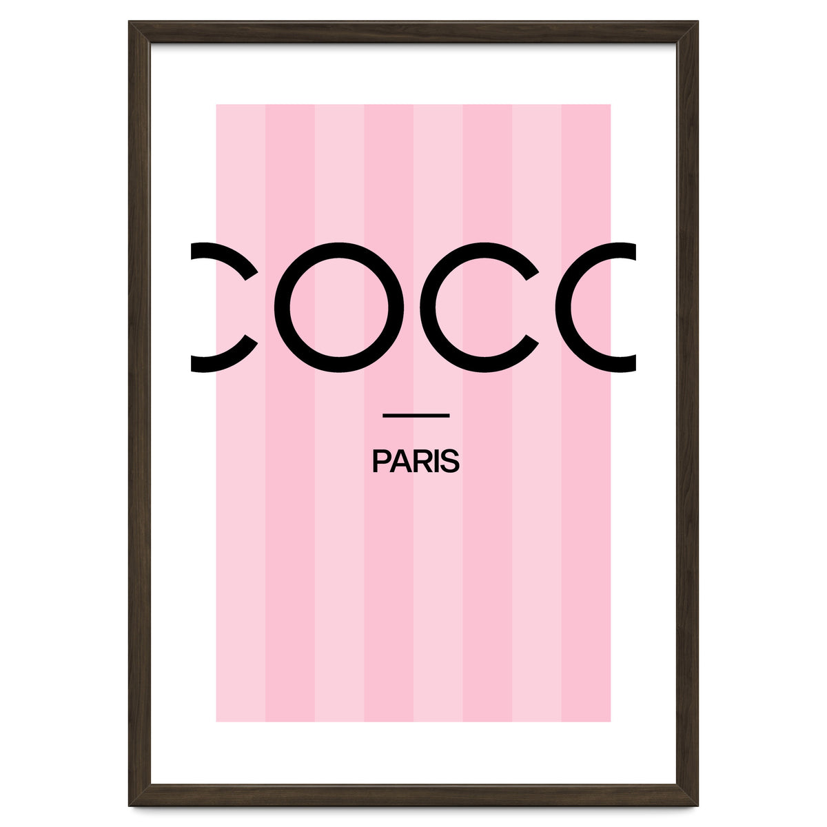 Paris Fashion Quote Art, Coco Chanel, Chic Decor