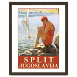 Split, Swimmer on a Rocky Coast thumbnail