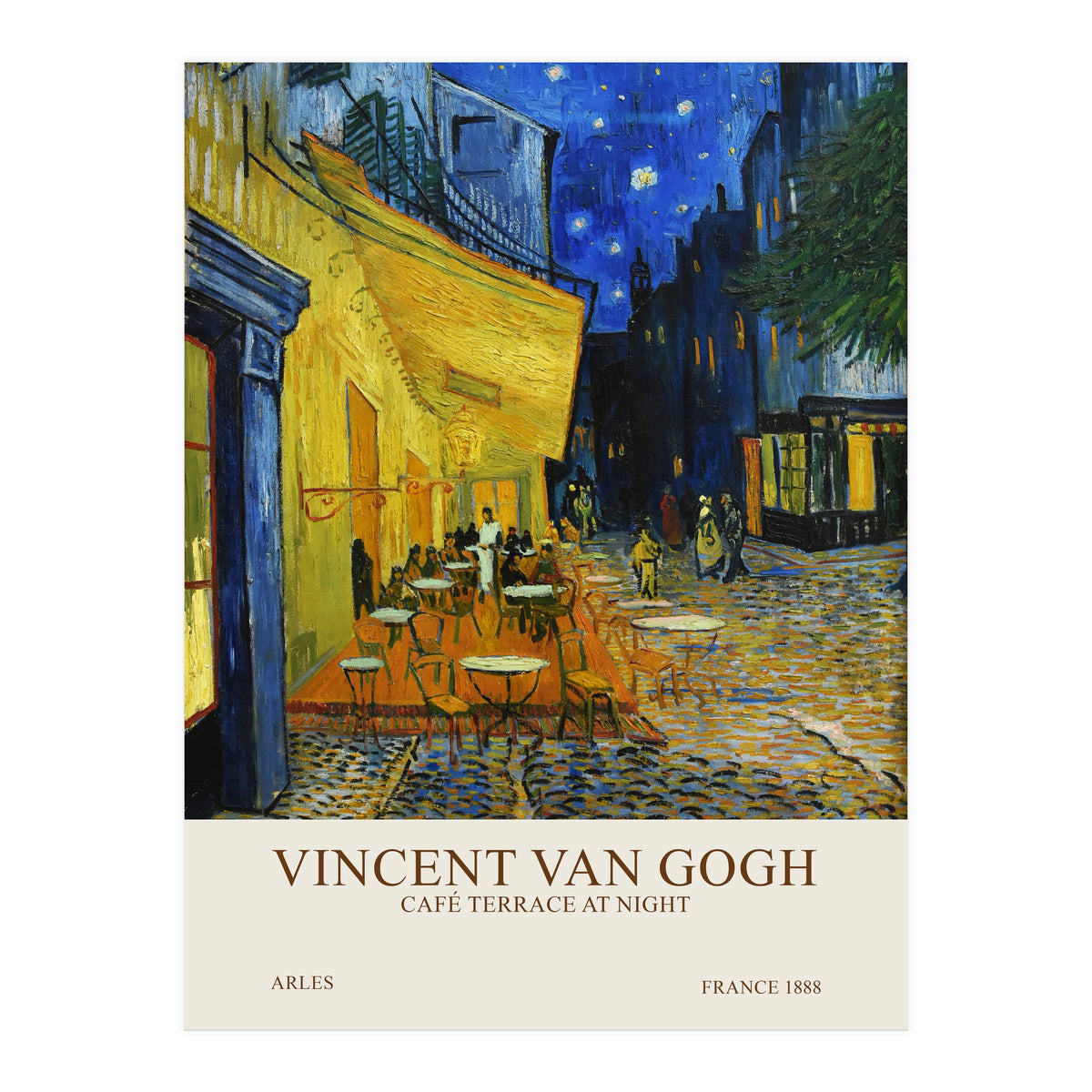 Vincent Van Gogh - Café terrace at night (Print Only)