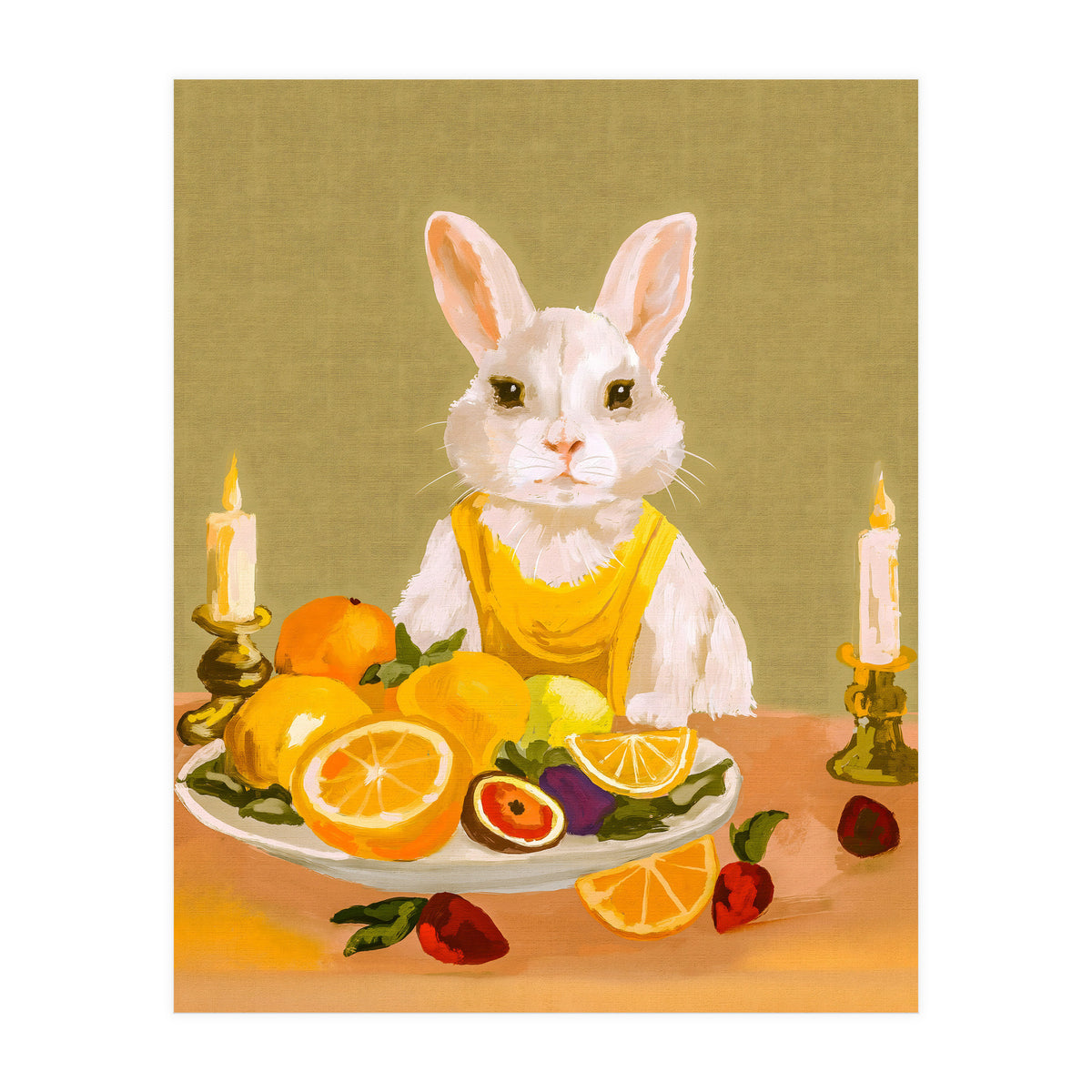 Bunny's Candlelight Fruit Dinner  (Print Only)
