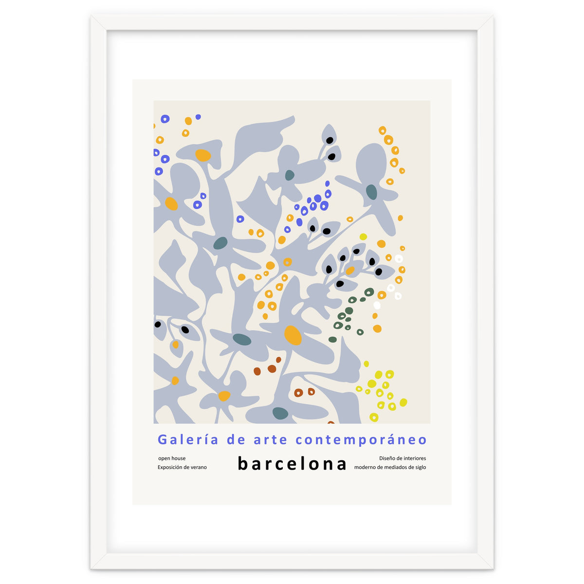 Contemporary art gallery Barcelona design and interior