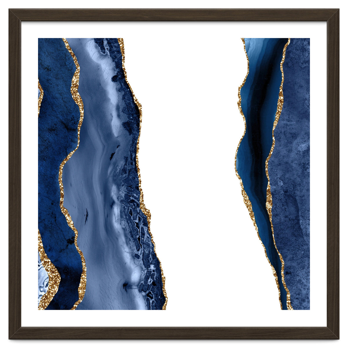 Navy & Gold Agate Texture 28