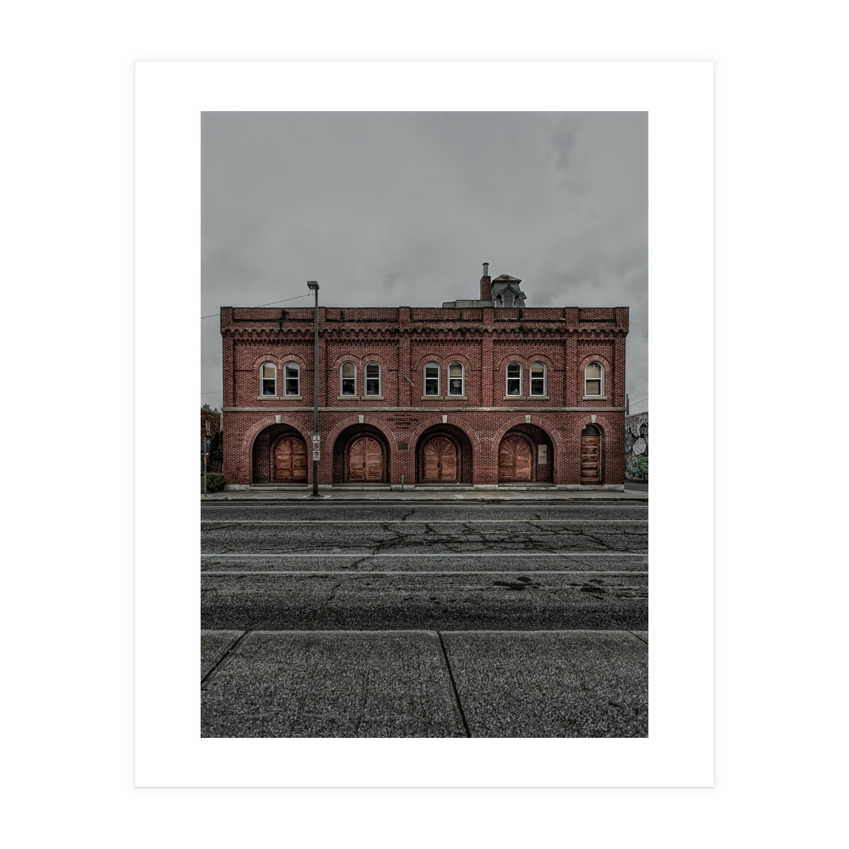 Central Fire Hall No 1 Color Version (Print Only)