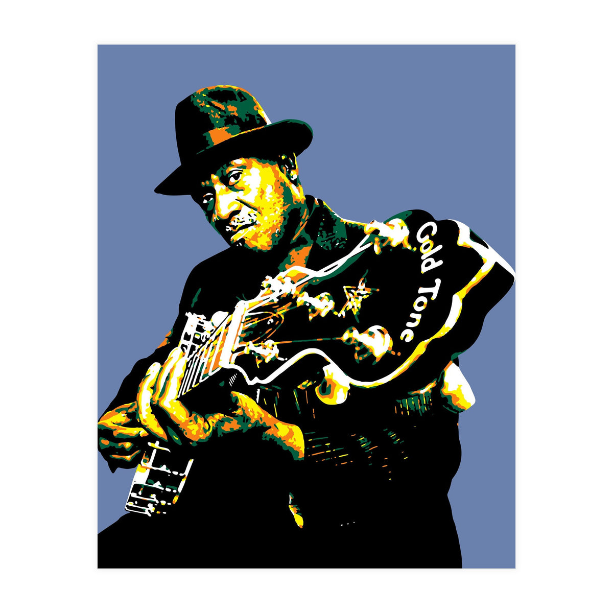 Taj Mahal American Blues Musician Legend (Print Only)