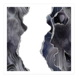 Black & Silver Glitter Agate Texture 05 (Print Only) thumbnail