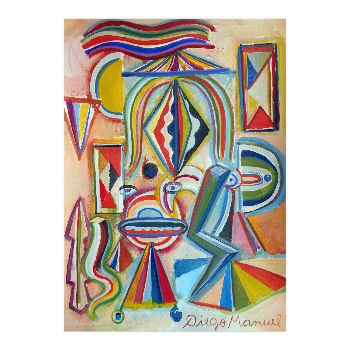 Abstracto Pop 2024 3 (Print Only)