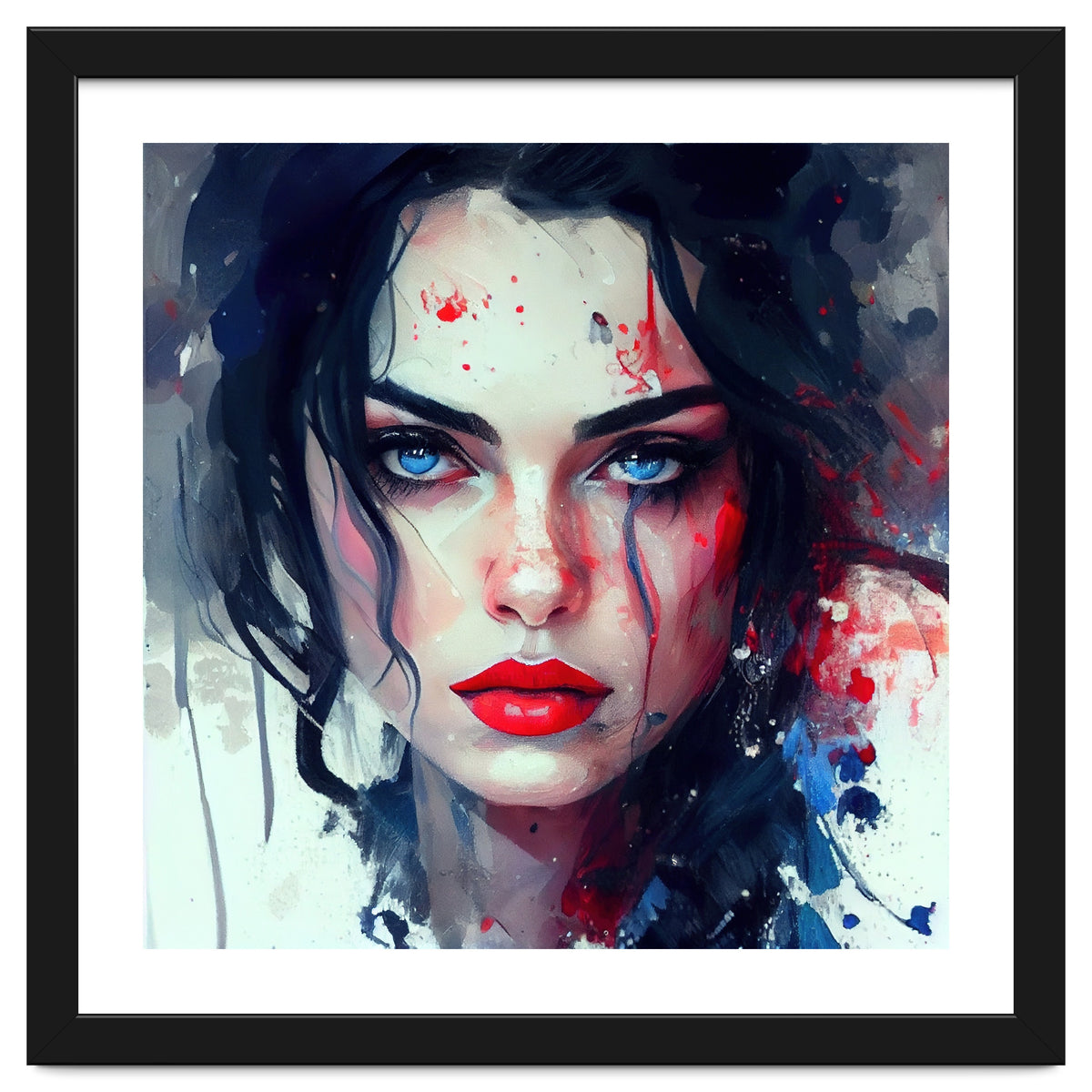 Watercolor Modern Snow White