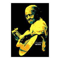 Elizabeth Cotten American Folk and Blues Musician Legend (Print Only)