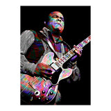 Freddie King American Blues Guitarist Colorful (Print Only) thumbnail