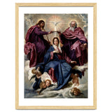 'The Coronation of the Virgin', ca. 1635, Spanish School, Oil on canvas, 176 cm x 124 cm, P01168. thumbnail