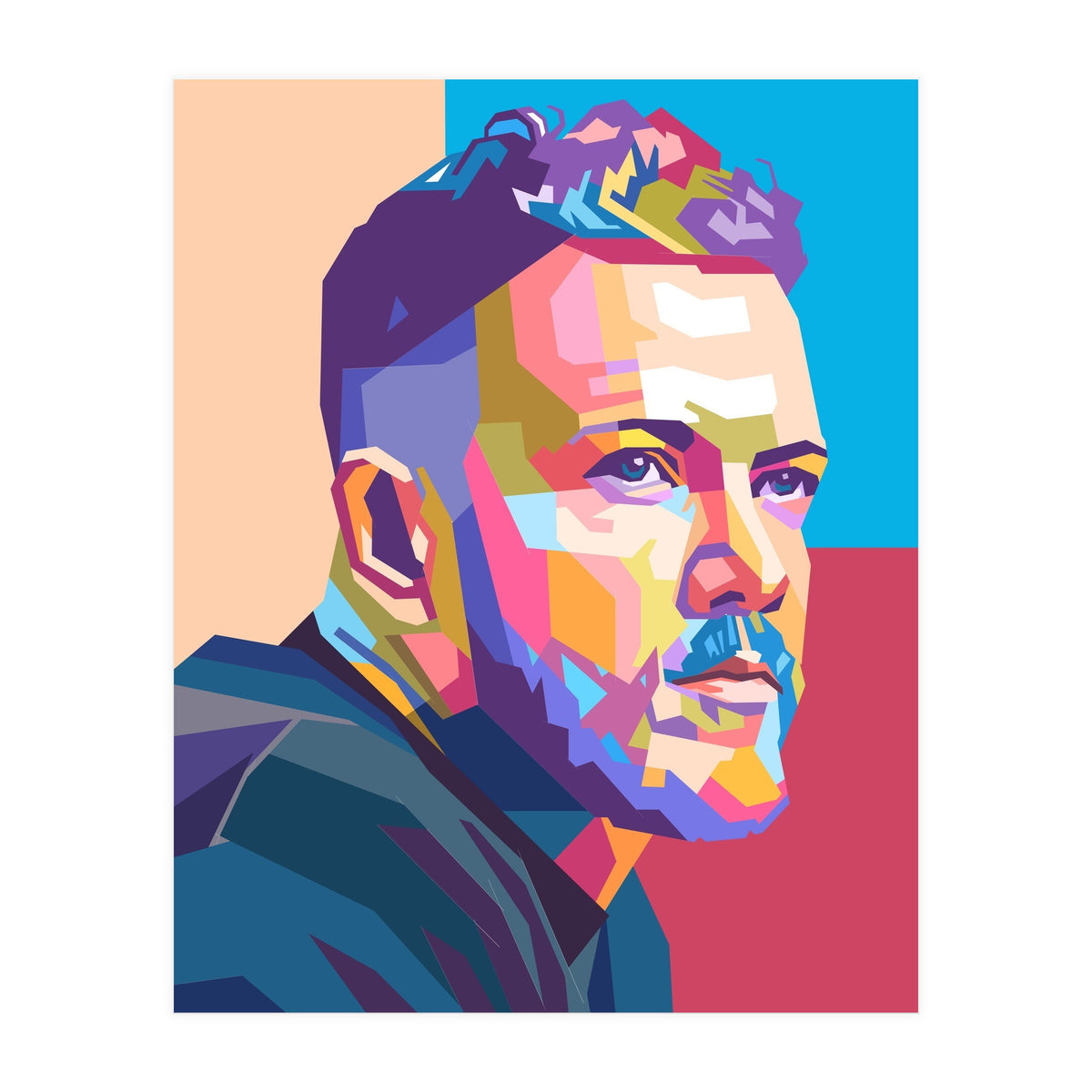 Dan Reynolds - Imagine Dragons pop art portrait (Print Only)