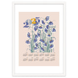calendar 2025 pastel flowers thumbnail